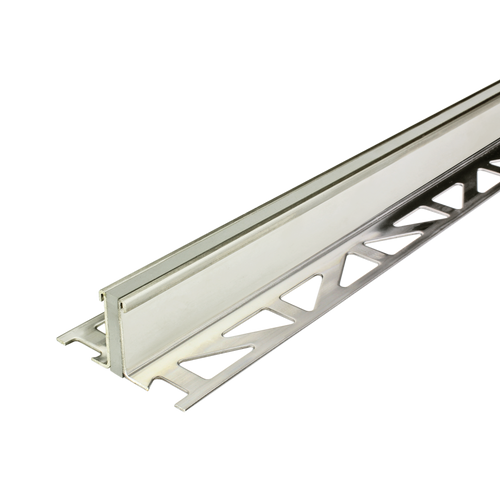 Profilé pour joints de dilatation et de mouvement DURAL DURAFLEX METALL acier inoxydable (V2A/304) gris 25mm 250cm