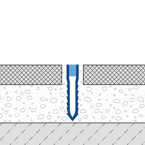 DURAL expansion and movement joint profile DURAFLEX TL-PVC PVC grey 30mm 250cm