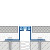 Dehn- und Bewegungsfugenprofil DURAFLEX SB Aluminium 15mm 250cm