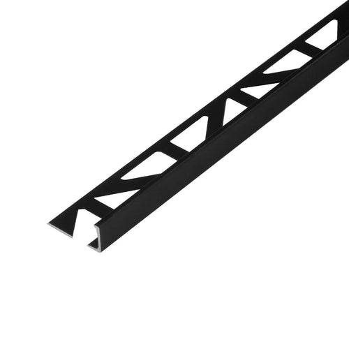 DURAL angle profile DUROSOL aluminium powder-coated black matt RAL 9011 6mm 300cm