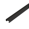 Listelliprofil DURALIS Aluminium pulverbeschichtet schwarz matt 8mm 250cm