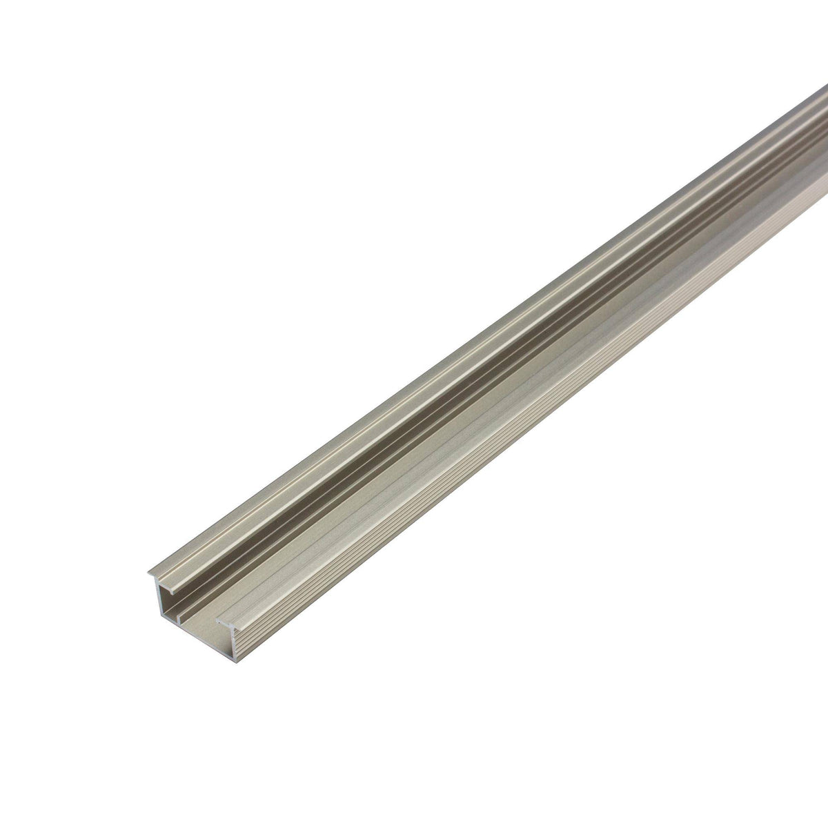 Listelliprofil DURALIS LED Aluminium eloxiert titan 12,5mm 250cm