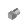 Innenecke DURAPLUS DIAMOND Metalldruckguss pulverbeschichtet betongrau RAL 0006500 9mm