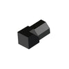Innenecke DURAPLUS DIAMOND Metalldruckguss pulverbeschichtet schwarz matt 10mm