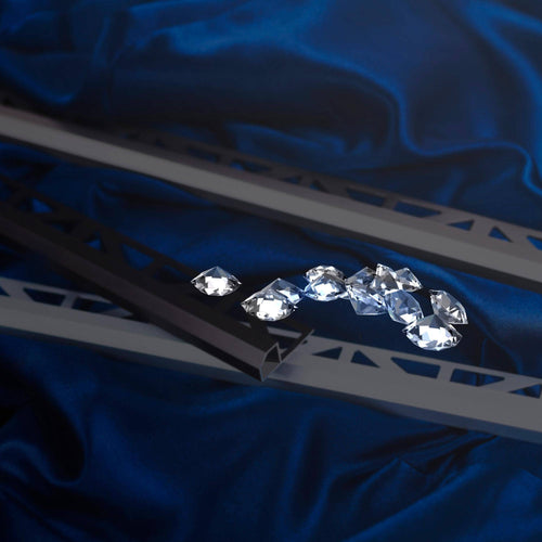 Abschlussprofil DURAPLUS DIAMOND Aluminium pulverbeschichtet schwarz matt 9mm 300cm