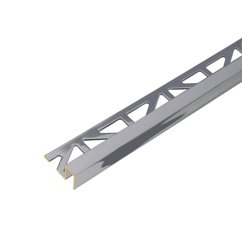 DURAL Profilé de finition DURAPLUS laiton argenté chromé 9mm 250cm