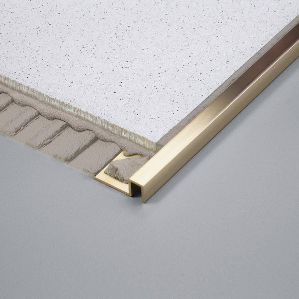Abschlussprofil DURAPLUS Messing natur 9mm 250cm
