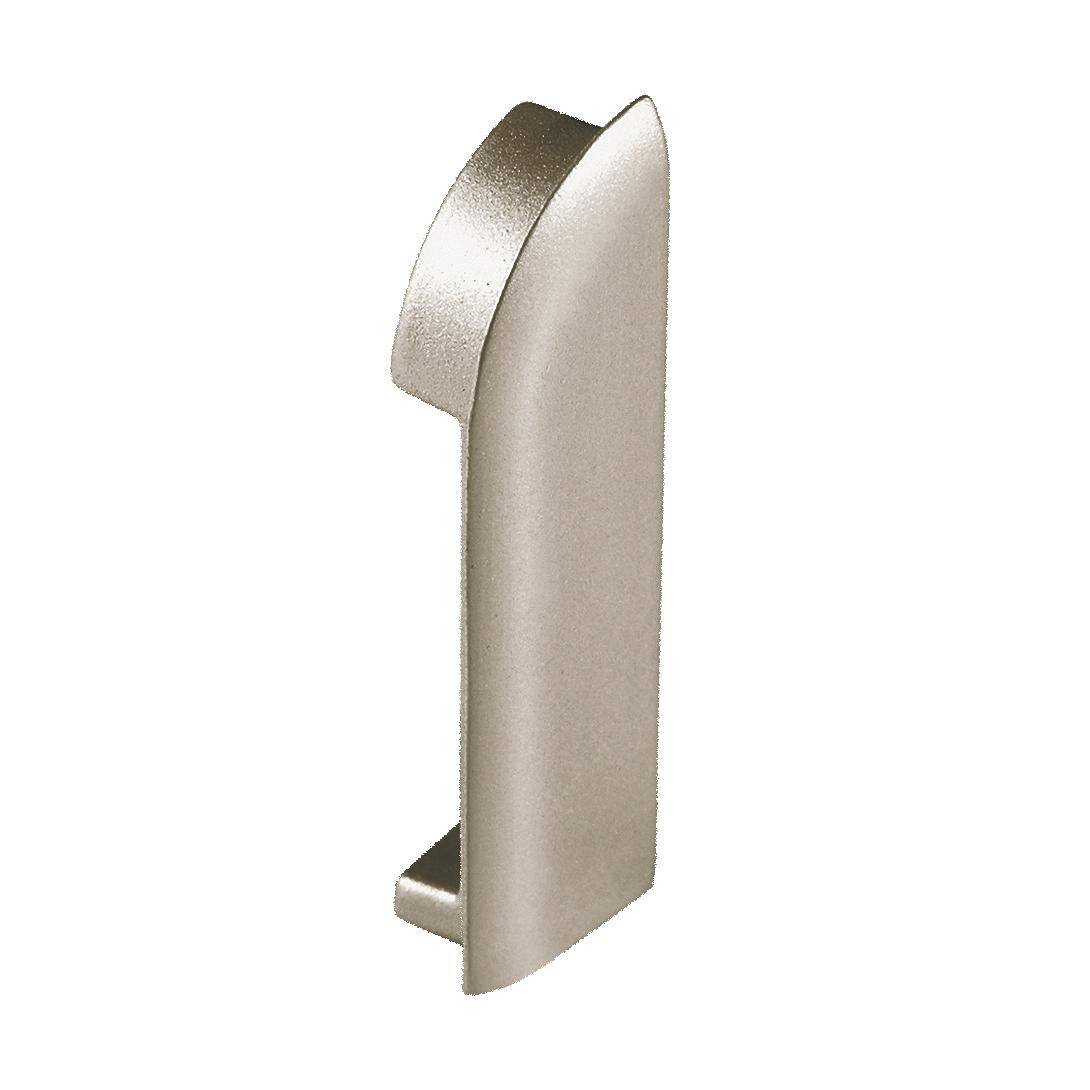 Endkappe rechts DURASTEP DP Metalldruckguss eloxiert titan 11mm Blister a 2 Stk.