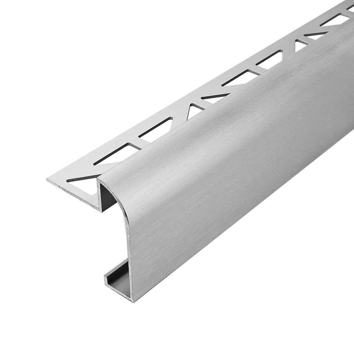 Arbeitsplattenprofil DURASTEP DP Aluminium silber Feinschliff 11mm 250cm