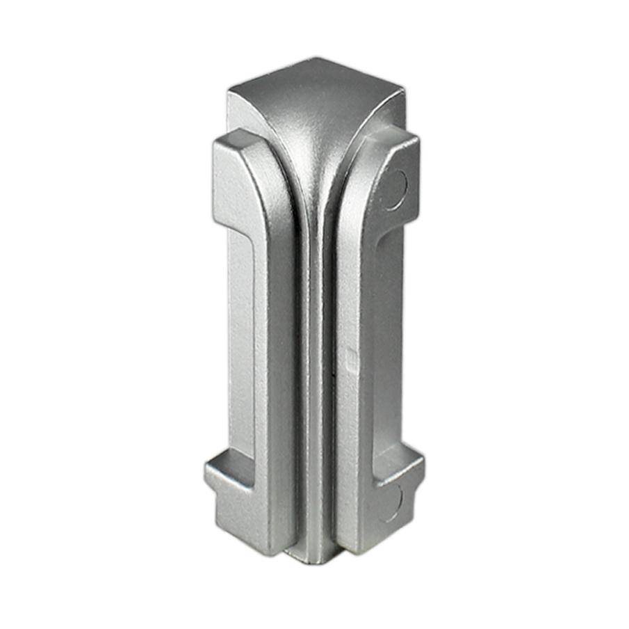 Innenecke DURASTEP DP Metalldruckguss eloxiert silber 9mm