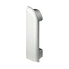 DURAL Embout gauche DURASTEP DP métal coulé sous pression anodisé argent 11mm