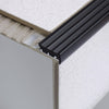 Treppenstufenprofil DURASTEP JUMBO Aluminium schwarz 9mm 250cm