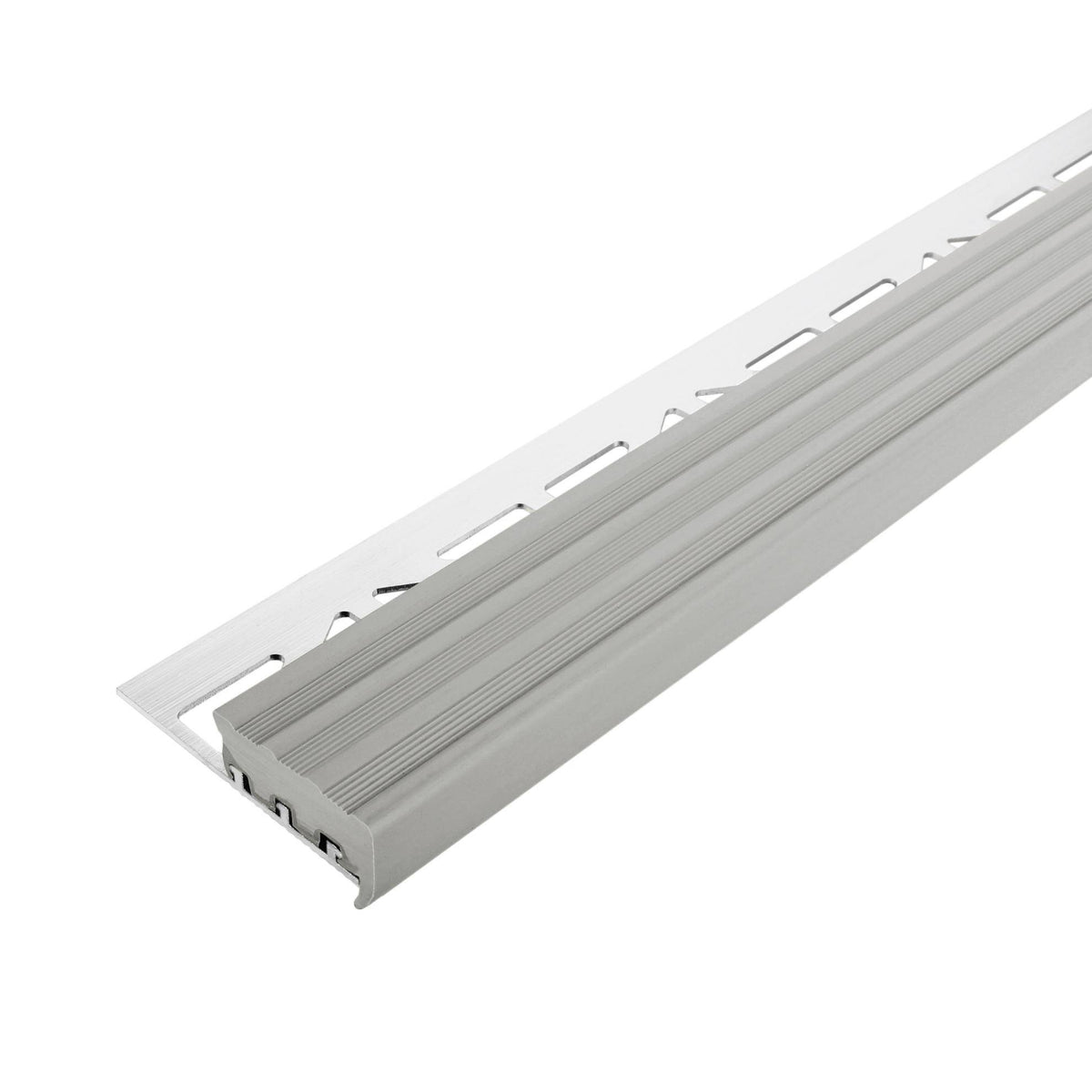 DURAL Profilé pour marches d'escalier DURASTEP JUMBO Aluminium gris 9mm 250cm