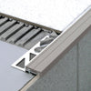Treppenstufenprofil DURASTEP STANDARD Aluminium grau 11mm 250cm