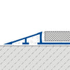 Profilé de compensation DURAL DURATRANS aluminium anodisé argent 12,5mm 250cm