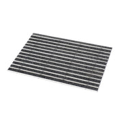 Fertigmatten Rips DURAWAY STANDARD Aluminium schwarz (33) 80x60cm 10mm