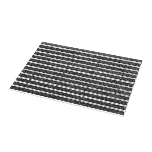 Fertigmatten Rips DURAWAY STANDARD Aluminium hellgrau (97) 80x60cm 10mm