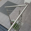 Fertigmatten Rips DURAWAY STANDARD Aluminium hellgrau (97) 80x60cm 10mm