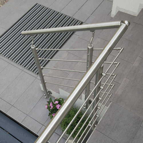 Fertigmatten Rips DURAWAY STANDARD Aluminium schwarz (33) 80x60cm 10mm