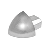 DURAL Angle extérieur DURONDELL aluminium anodisé brillant argent 12,62mm