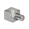 Innenecke DURONDELL Aluminium hochglanzeloxiert gebürstet silber 8mm