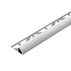 Viertelkreisprofil DURONDELL Aluminium hochglanzeloxiert silber 300cm