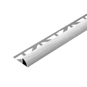 Viertelkreisprofil DURONDELL Aluminium hochglanzeloxiert silber 300cm