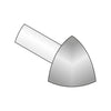 DURAL outside corner DURONDELL metal die-cast silver matt 12.5mm