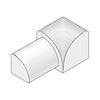 Innenecke DURONDELL Aluminium hochglanzeloxiert gebürstet titan 8mm