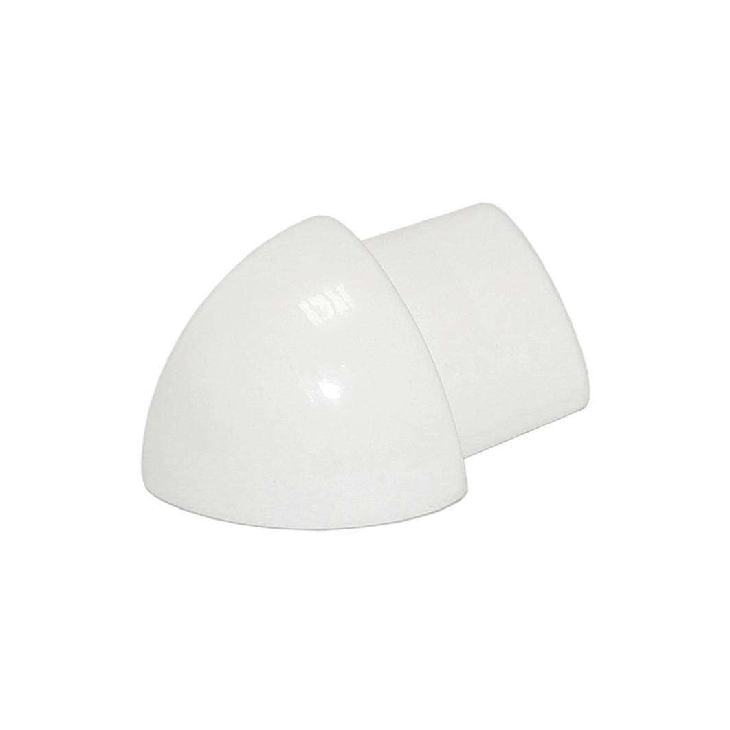 DURAL buitenhoek DURONDELL aluminium gepoedercoat wit 10,3 mm