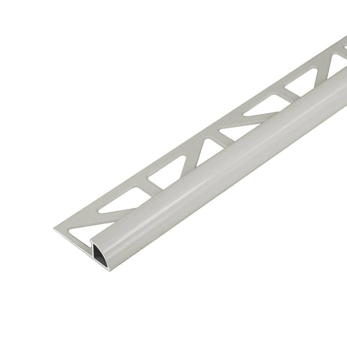 DURAL quarter circle profile DURONDELL PVC silver grey 12.5mm 250cm