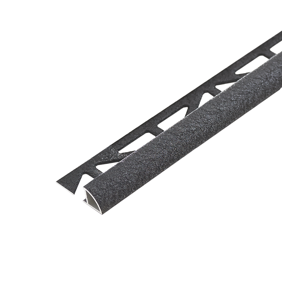 DURAL quarter circle profile DURONDELL aluminium structured coated anthracite 10mm 250cm