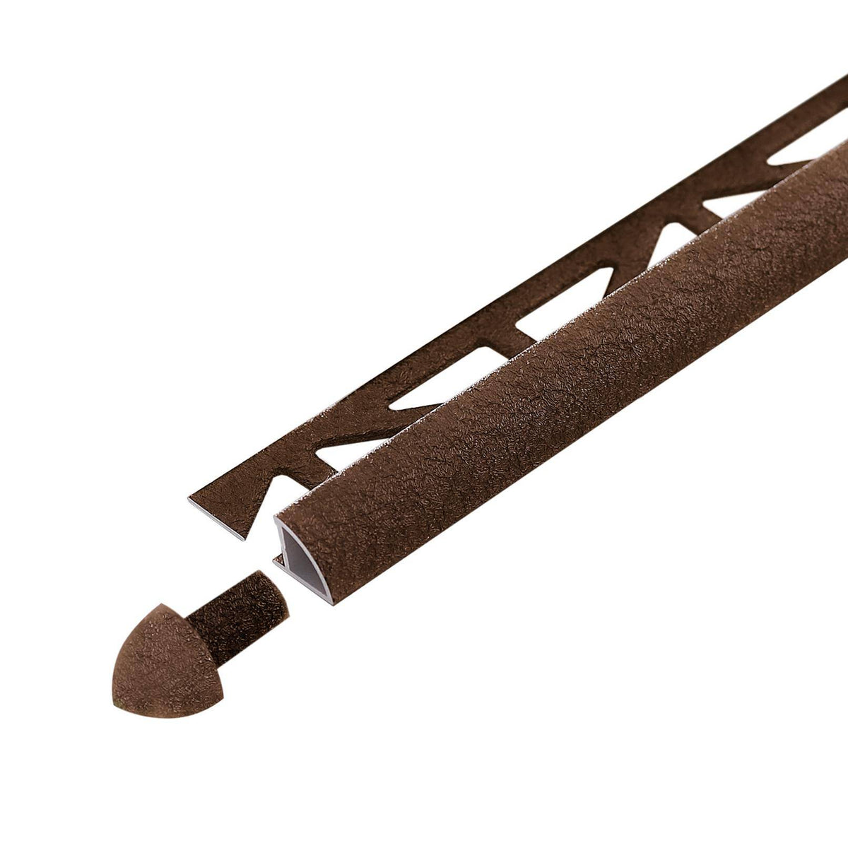 DURAL outside corner DURONDELL aluminium structured coated brown 10mm