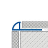 DURAL Profilé en quart de cercle DURONDELL Aluminium thermolaqué noir mat 8mm 300cm