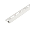 Viertelkreisprofil DURONDELL PVC weiß 8mm 300cm