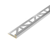Cornière DURAL DUROSOL 5MIL laiton argenté chromé 9mm 250cm