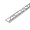 Winkelprofil DUROSOL 5MIL Messing silber verchromt 11mm 250cm