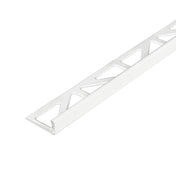 Winkelprofil DUROSOL Aluminium pulverbeschichtet weiß glänzend 9mm 250cm