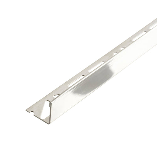 Winkelprofil DUROSOL Edelstahl (V2A/304) hochglanzpoliert mit Schutzfolie 20mm 250cm