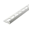 Winkelprofil DUROSOL Edelstahl (V2A/304) gebürstet mit Schutzfolie 12,5mm 250cm