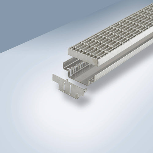 Endkappe DW-DRAIN 100 Edelstahl (V2A/304) natur 40mm