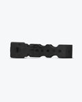 Black 7 Hook Pouch - Flat Front View Showing MOLLE Closure | Benchmade Knife Co.