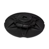 Stelzlagersockel FLEXIBAL BA Aluminium schwarz-blau 25mm