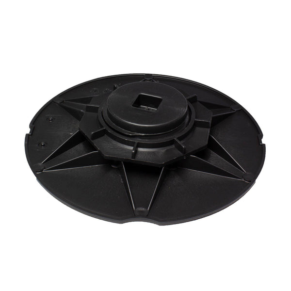Stelzlagersockel FLEXIBAL BA Aluminium schwarz-blau 25mm