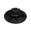 Socle de plots DURAL FLEXIBAL BA aluminium noir-bleu 77mm