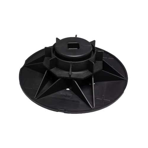 Socle de plots DURAL FLEXIBAL BA aluminium noir-bleu 77mm
