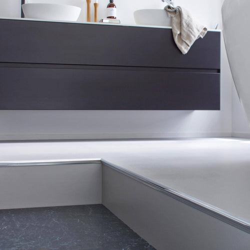 Treppenstufenprofil FLORENTOSTEP Aluminium natur 9mm 300cm