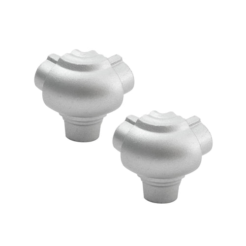 DURAL buitenhoek FLORENTOSTEP aluminium gepoedercoat zilver 9mm