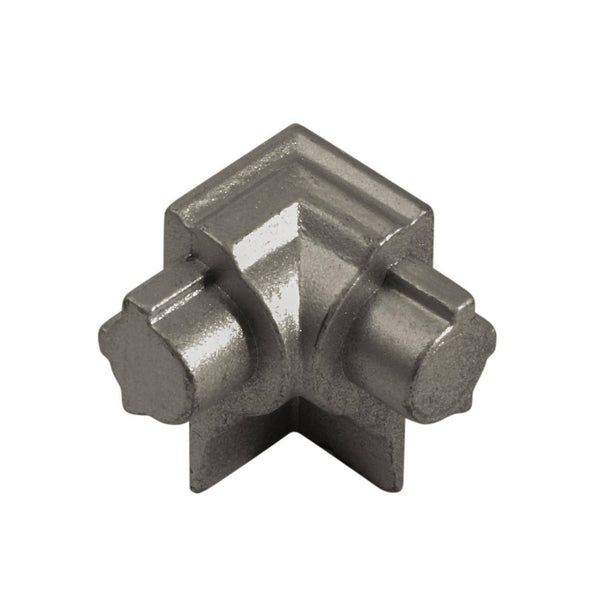 Innenecke FLORENTOSTEP Metalldruckguss titan 9mm