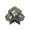 DURAL binnenhoek FLORENTOSTEP gegoten metaal titanium 11mm